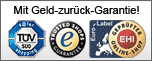 H&ouml;chste Sicherheit mit Geld-zur&uuml;ck-Garantie!