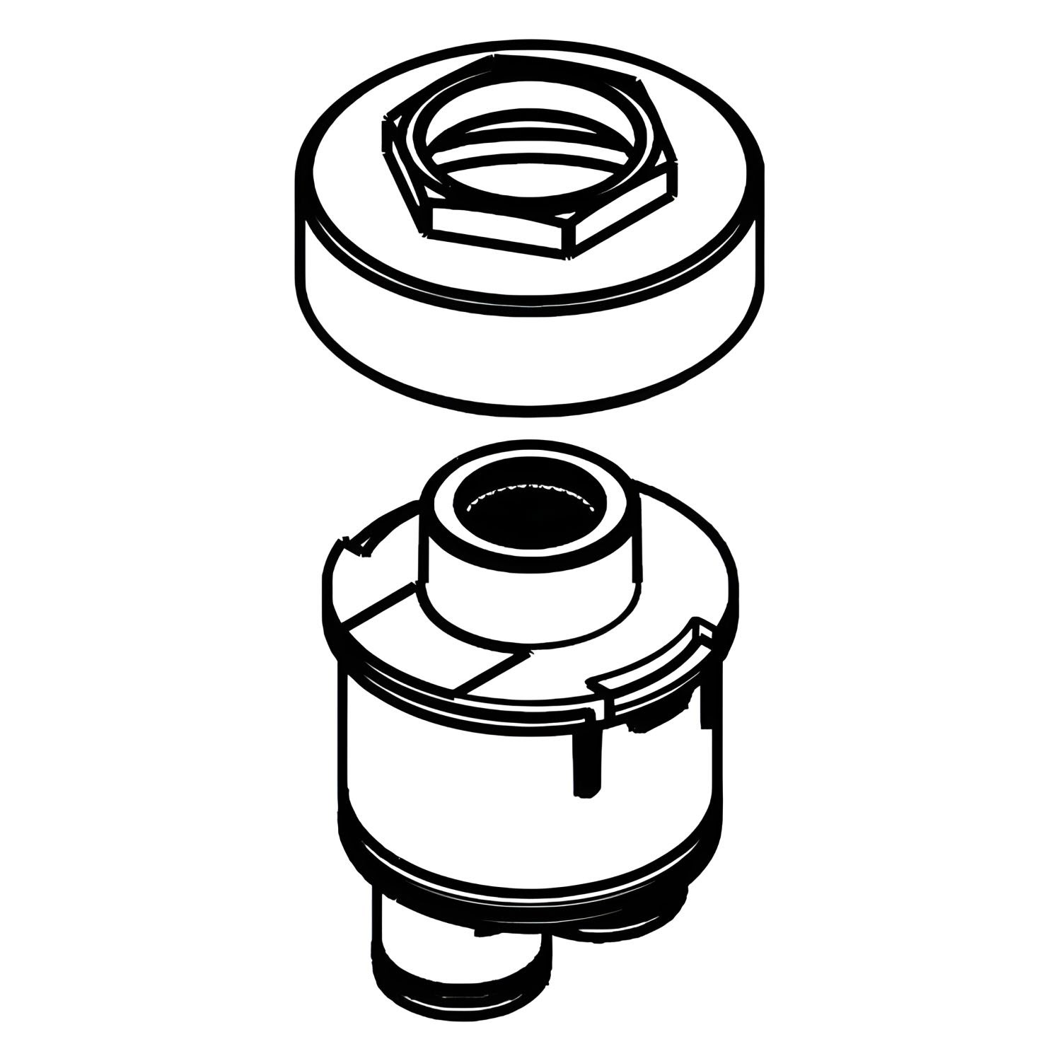 hansgrohe Mischventil für RainBrain Fertigset 15842000