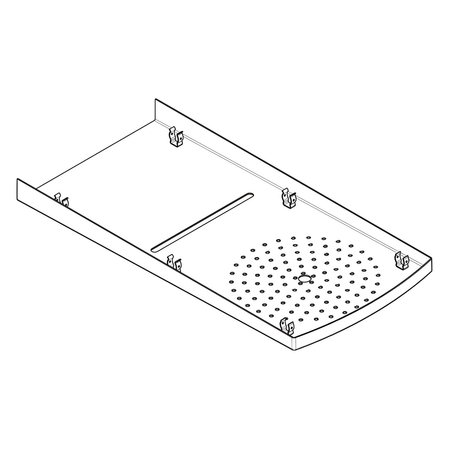 hansgrohe Stahlscheibe für Raindance Rainfall Kopfbrause 180 2jet 28433000