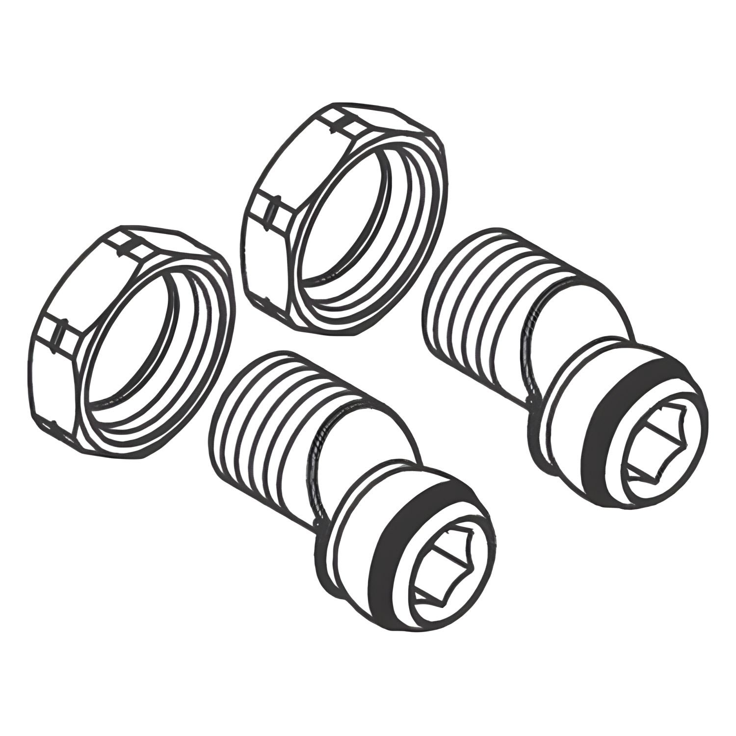 hansgrohe Kugel-S-Anschluss Set