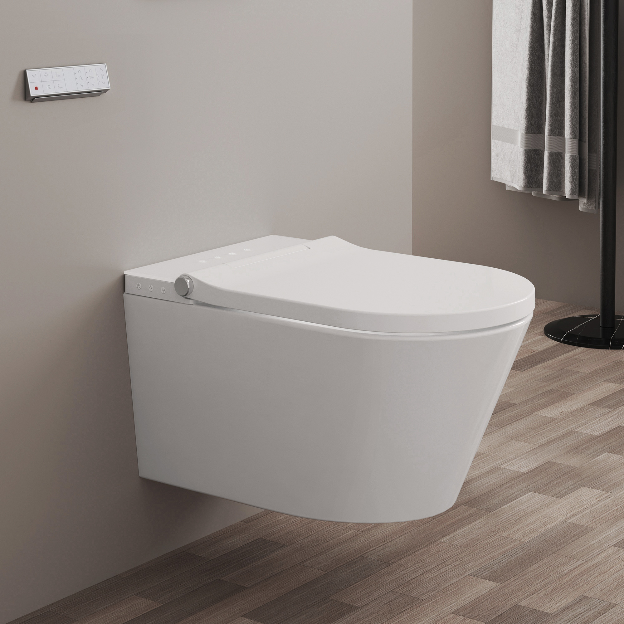 Kronenbach Tube Dusch-WC spülrandlos inkl. WC-Sitz